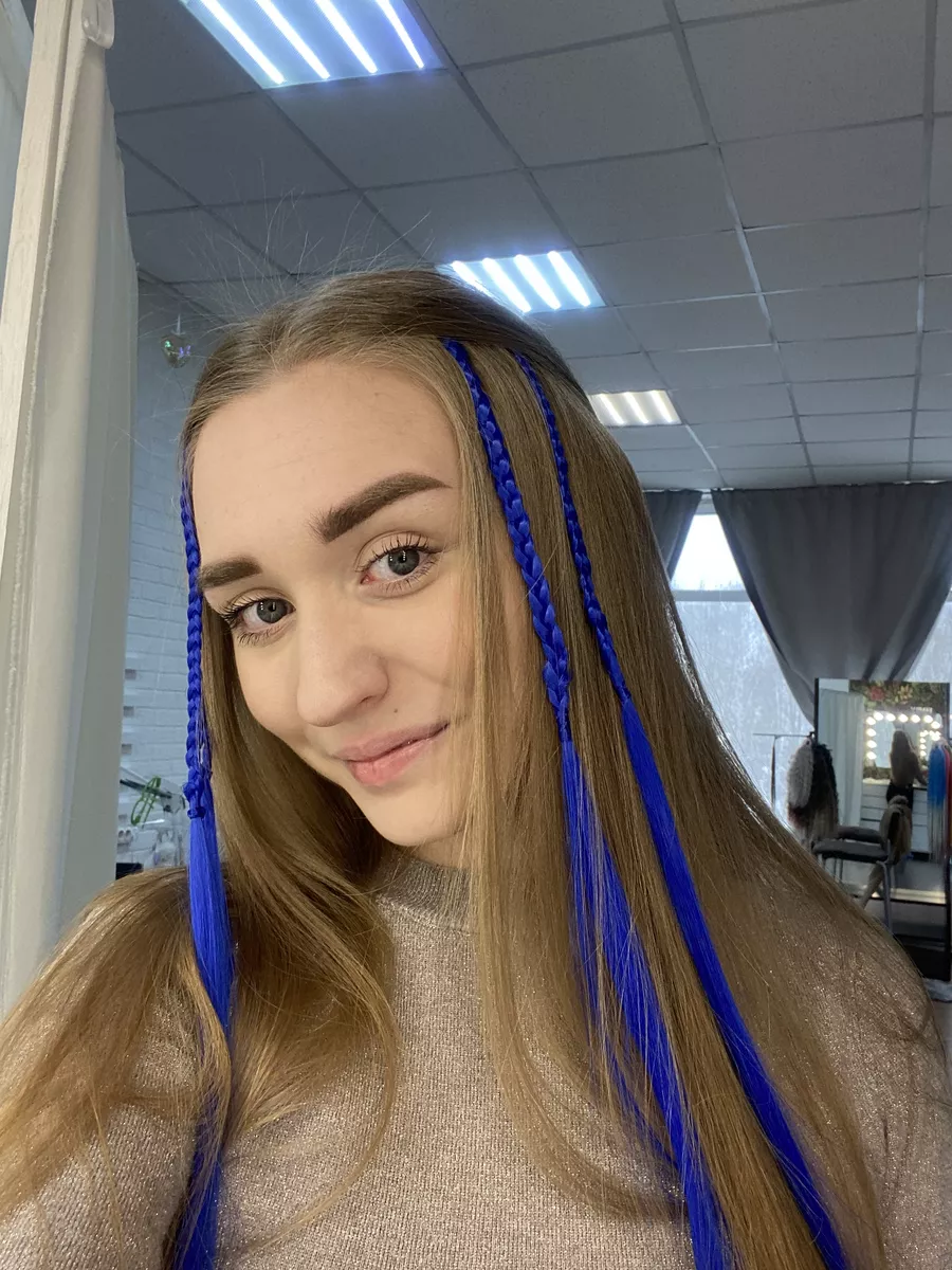 косы на заколках