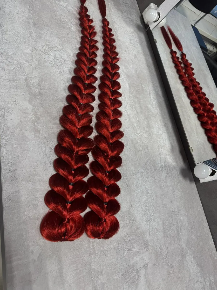 Французские косы накладные на заколках