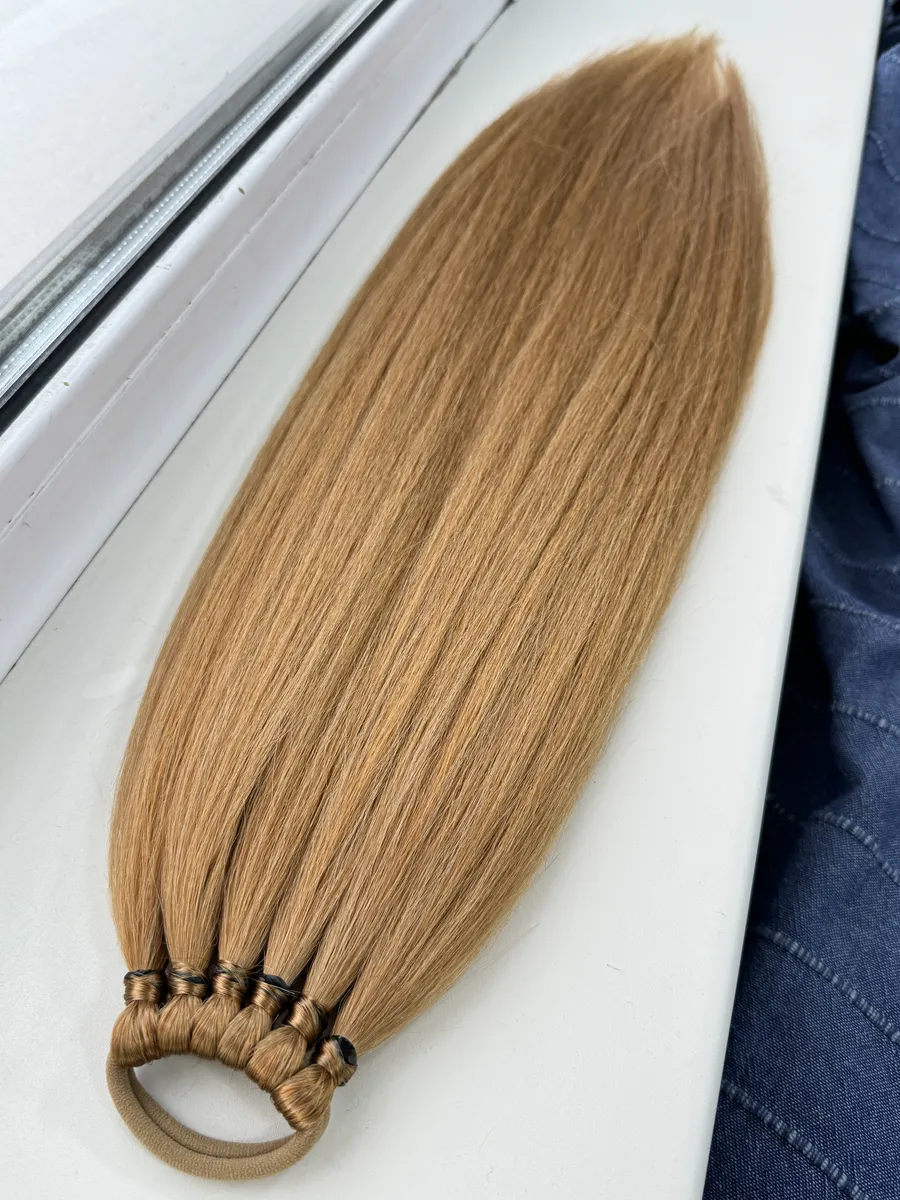 хвост на резинке