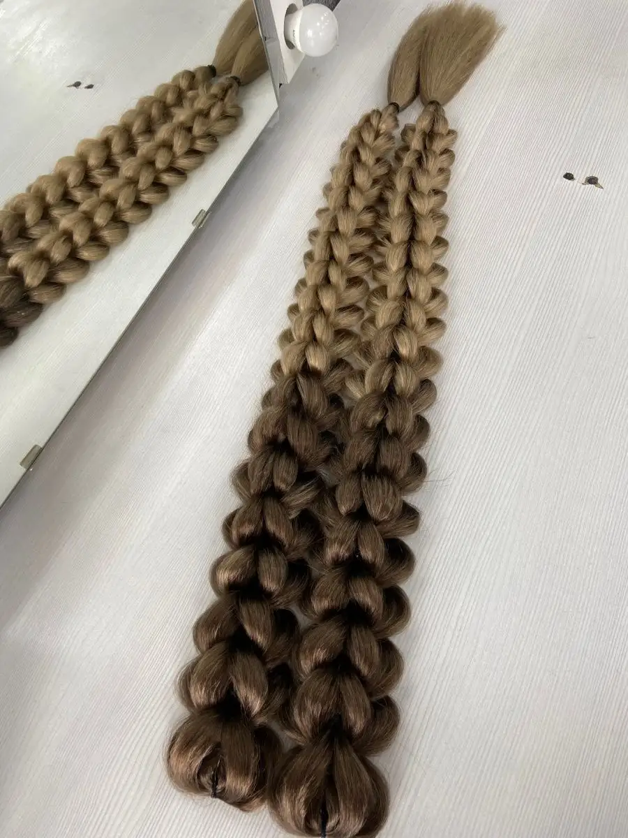 3д косы накладные на заколках