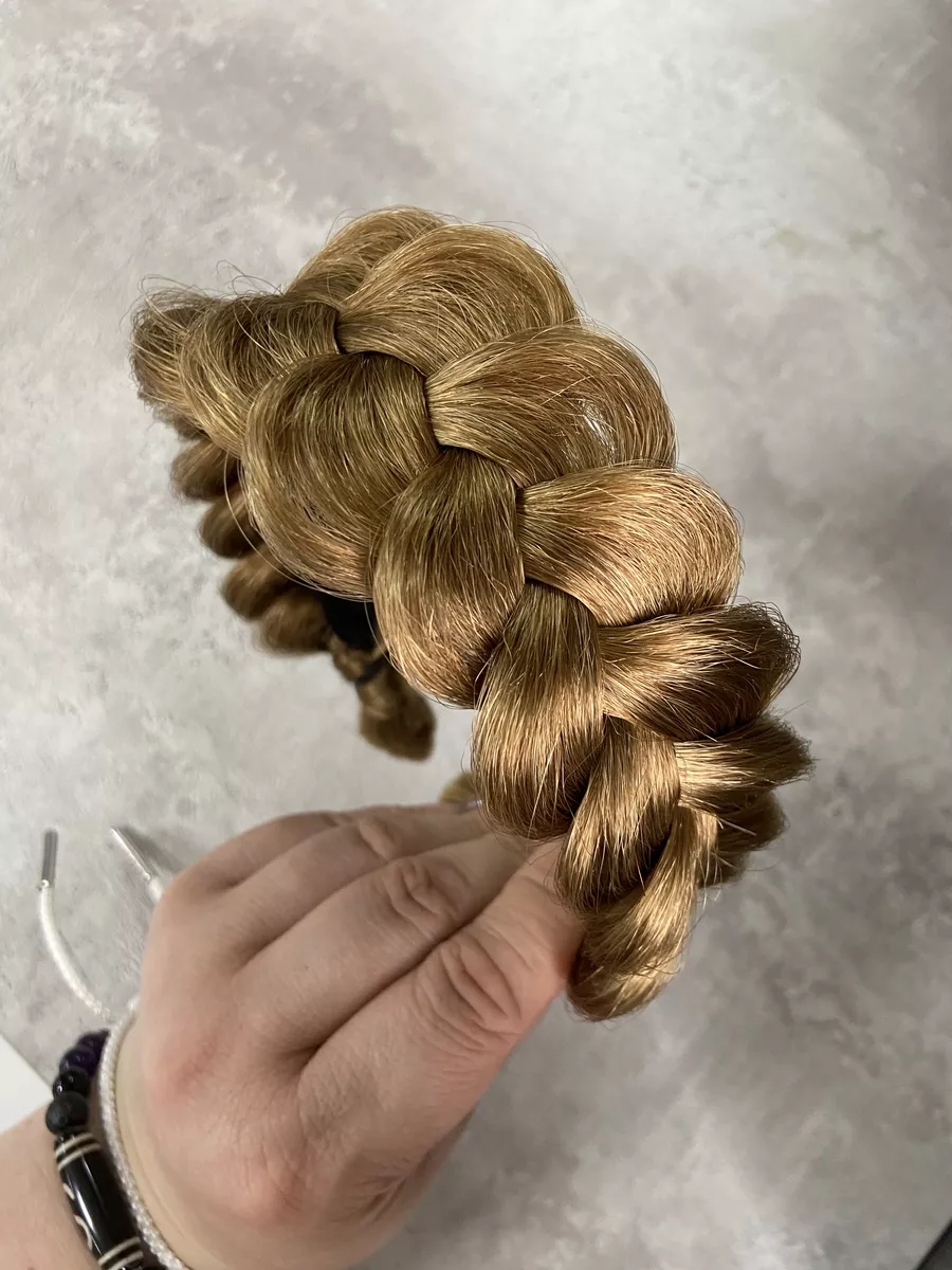 Ободок с косой