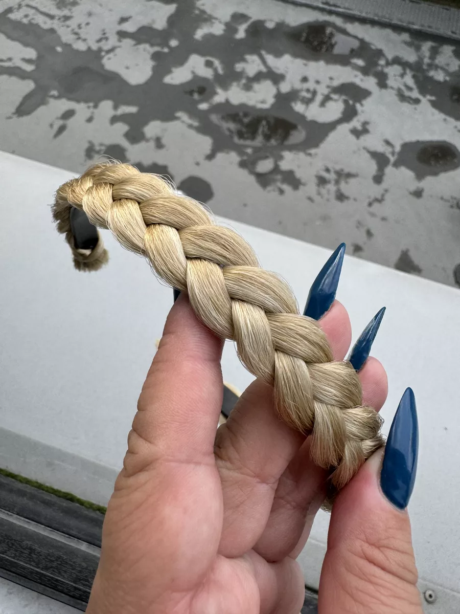 Ободок с косой