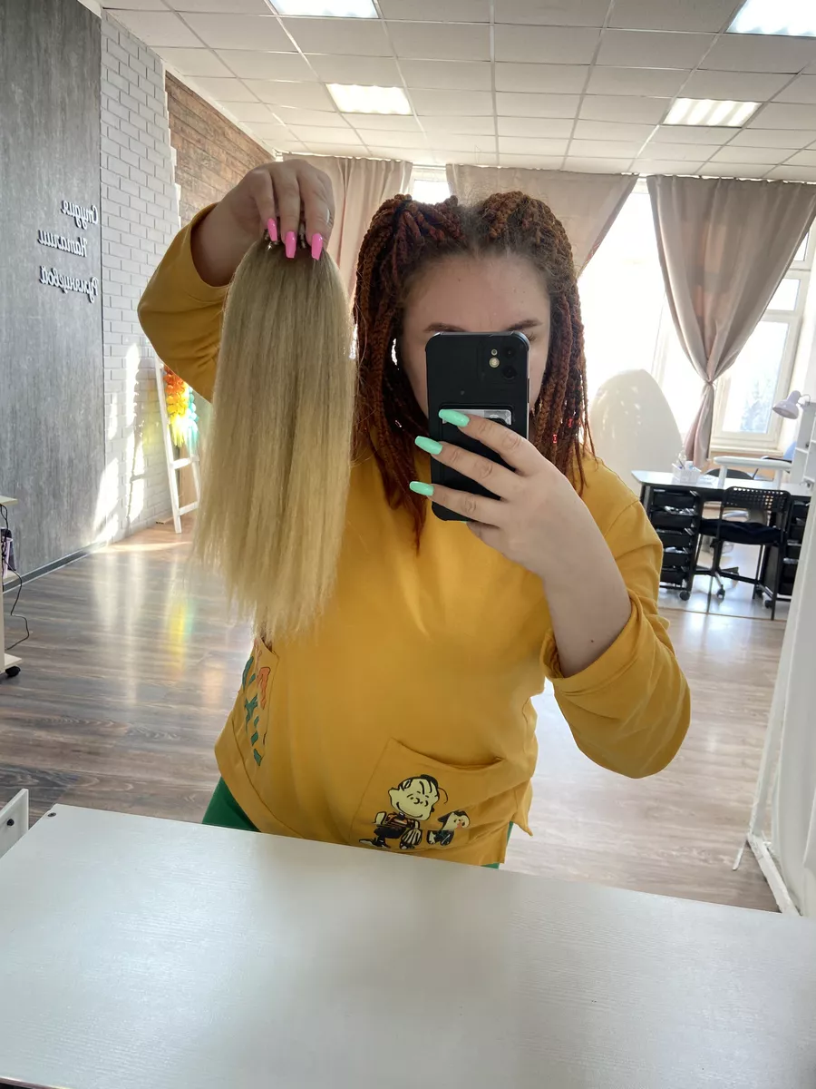 Хвост из канекалона на резинке