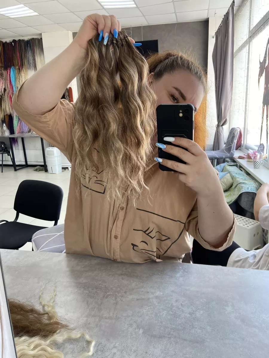 Волнистый хвост на резинке