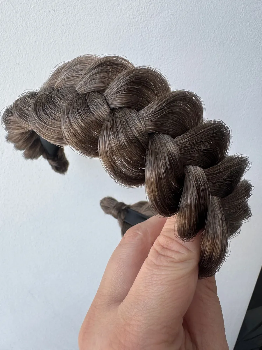 Ободок с косой