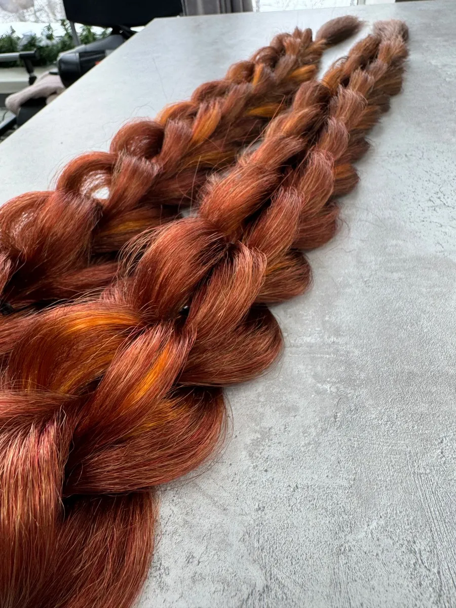 3д косы накладные на заколках