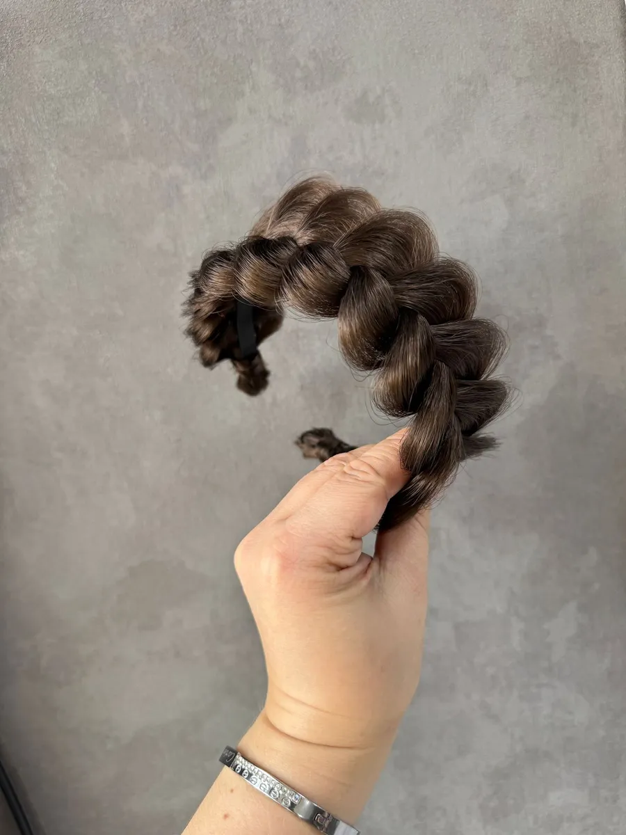 Ободок с косой