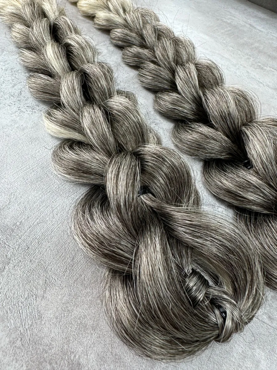 3д косы накладные на заколках