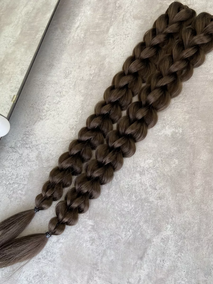 3д косы накладные на заколках