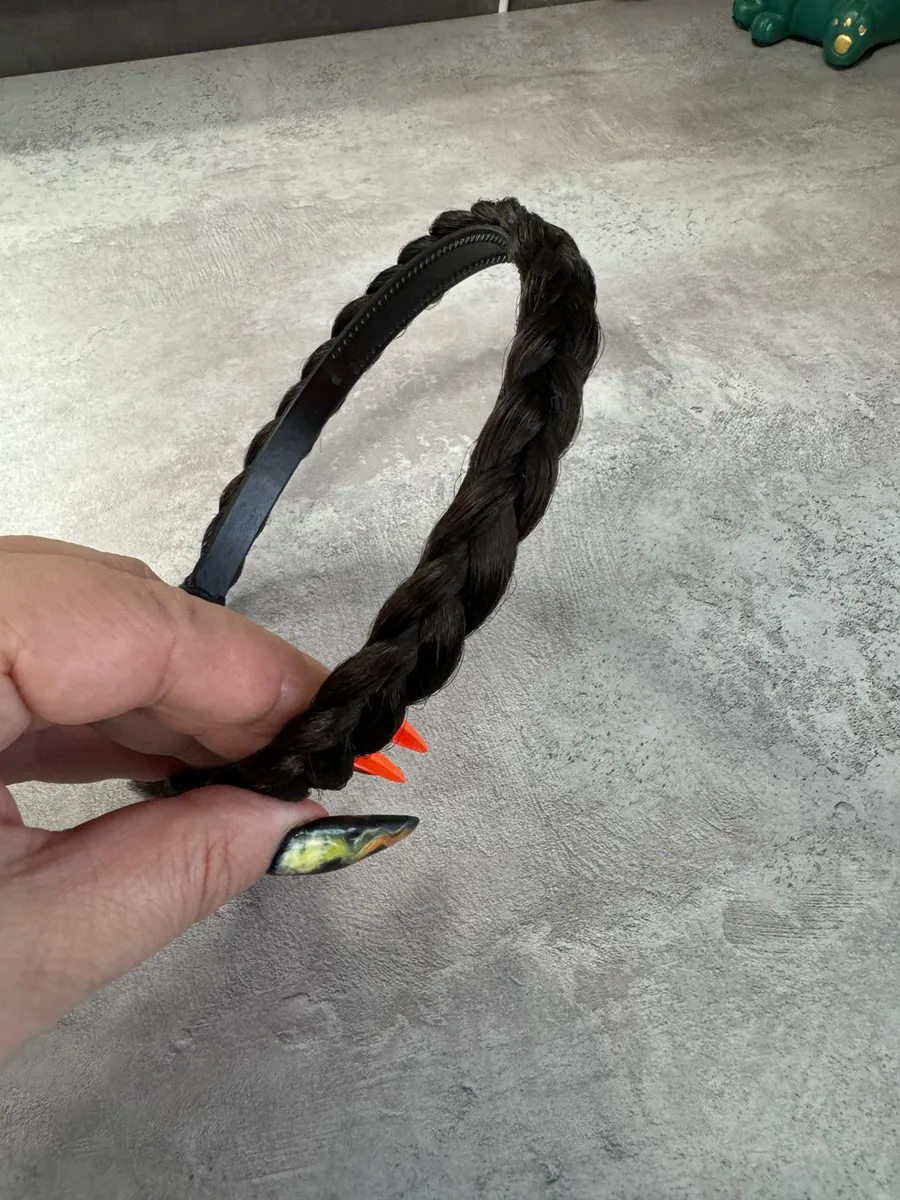 Ободок с косой