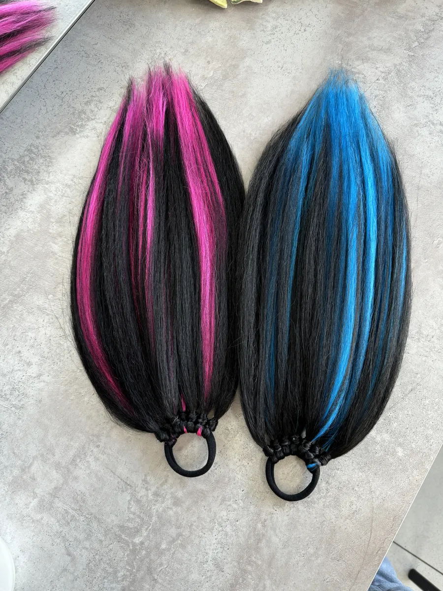 хвосты на резинке Харли Квинн