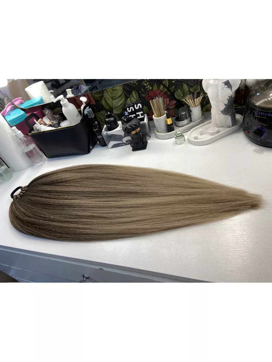 Хвост из канекалона на резинке