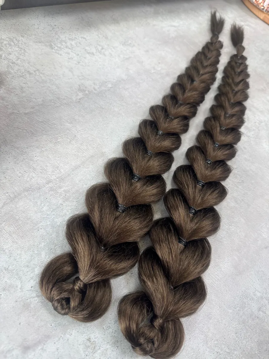 Французские косы накладные на заколках