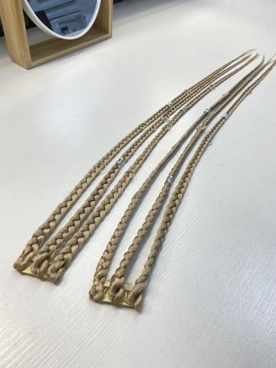 косы на заколках