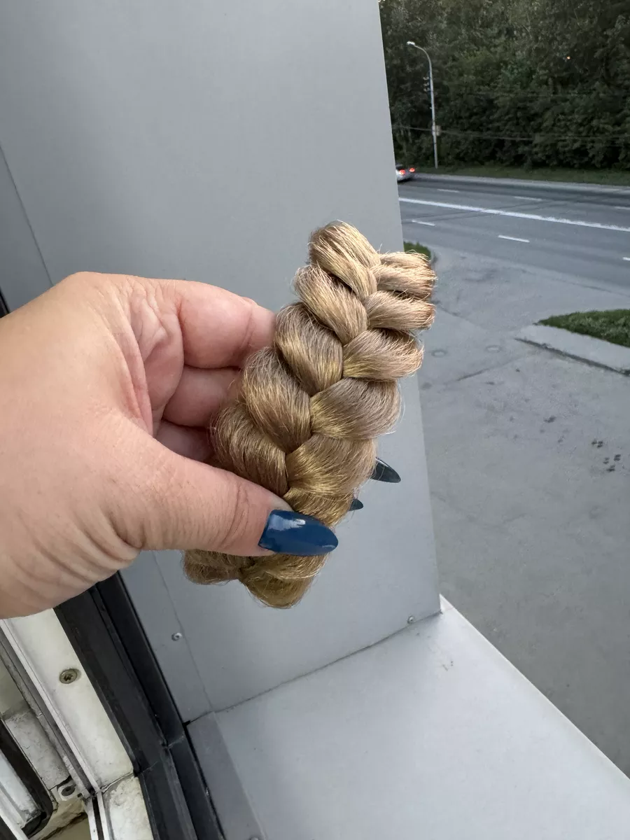 Ободок с косой