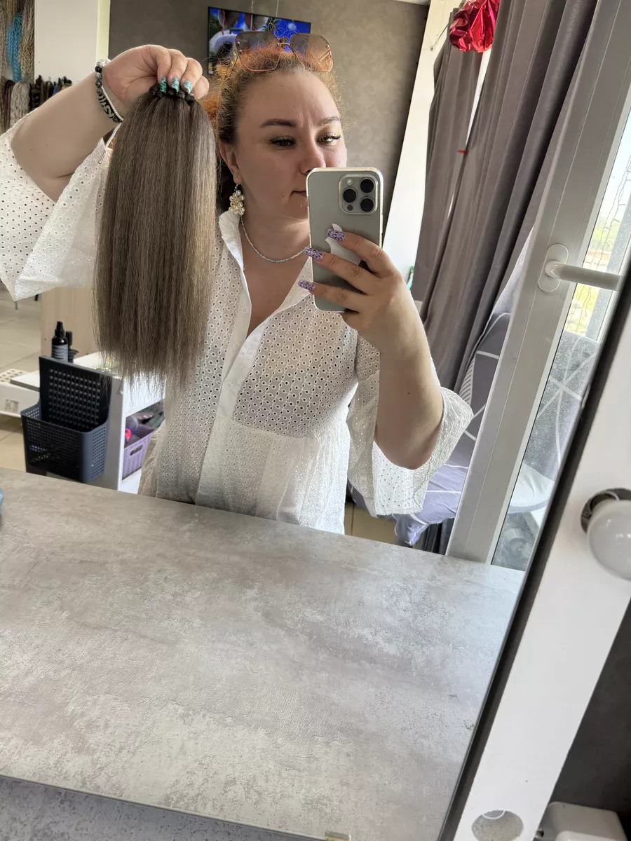 Хвост из канекалона на резинке