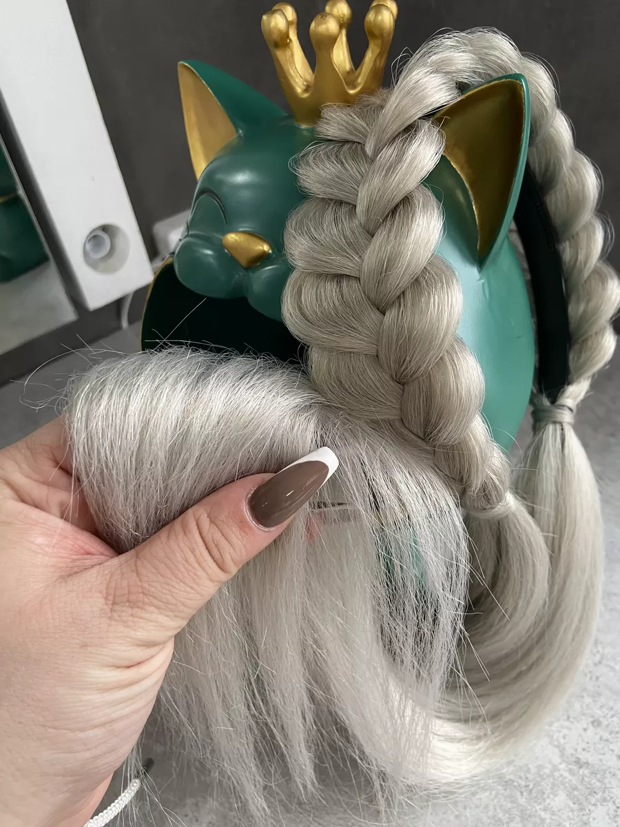 Ободок с хвостиками