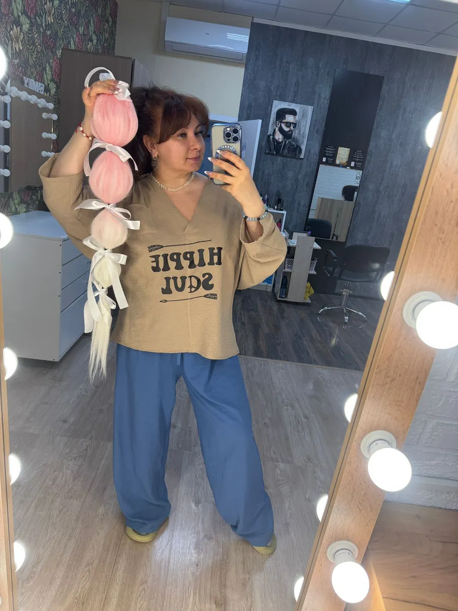 Хвост "Жасмин" на резинке