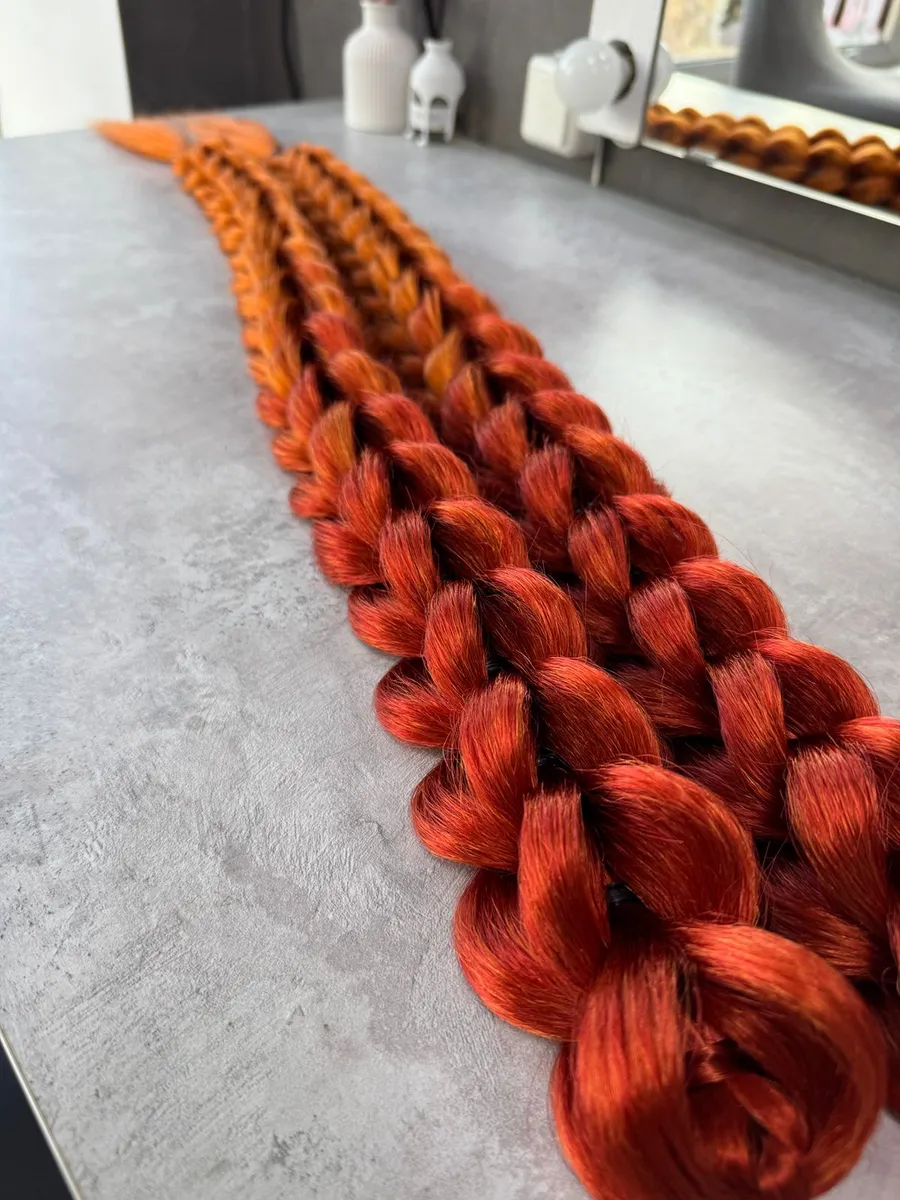 3д косы накладные на заколках