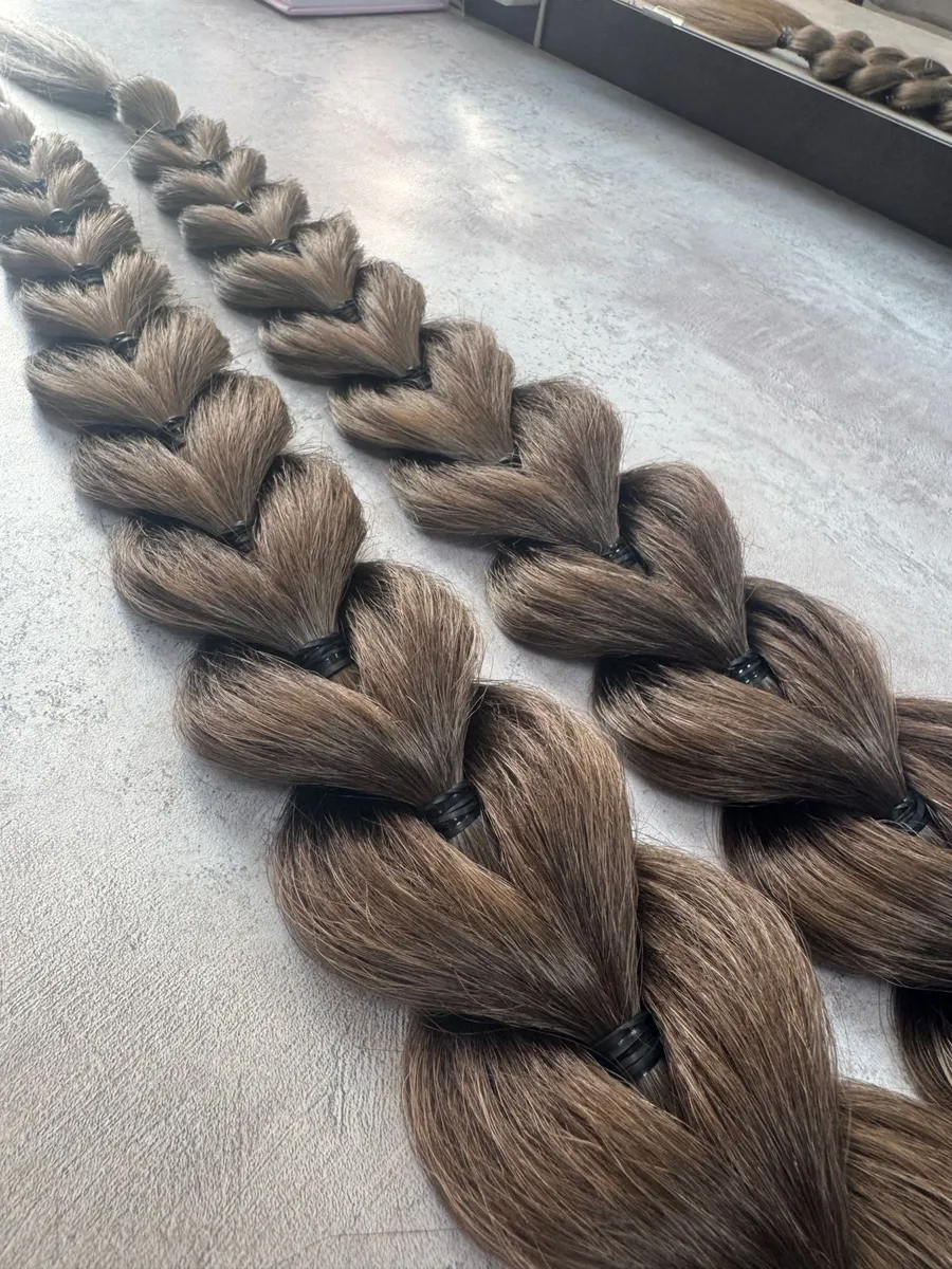 Французские косы накладные на заколках