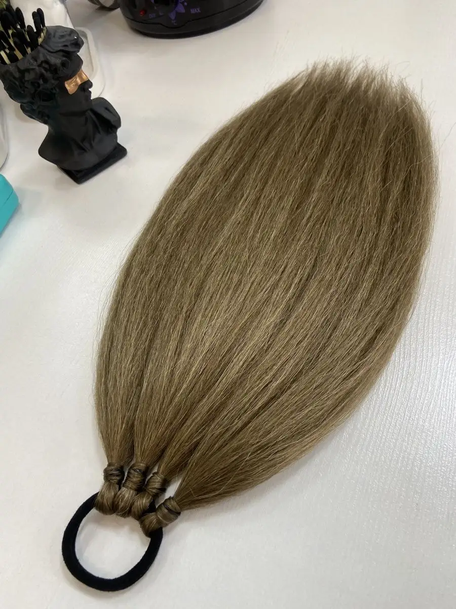 Хвост из канекалона на резинке