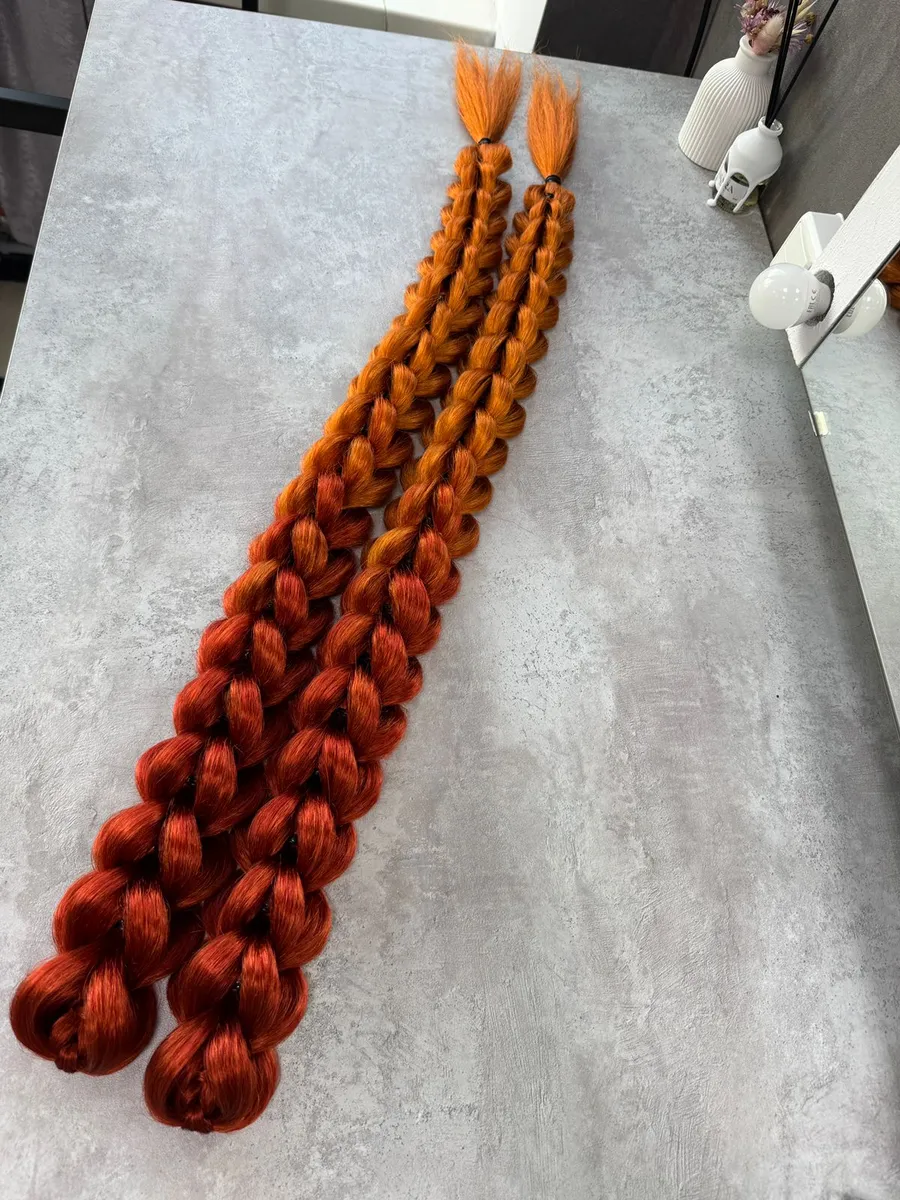 3д косы накладные на заколках