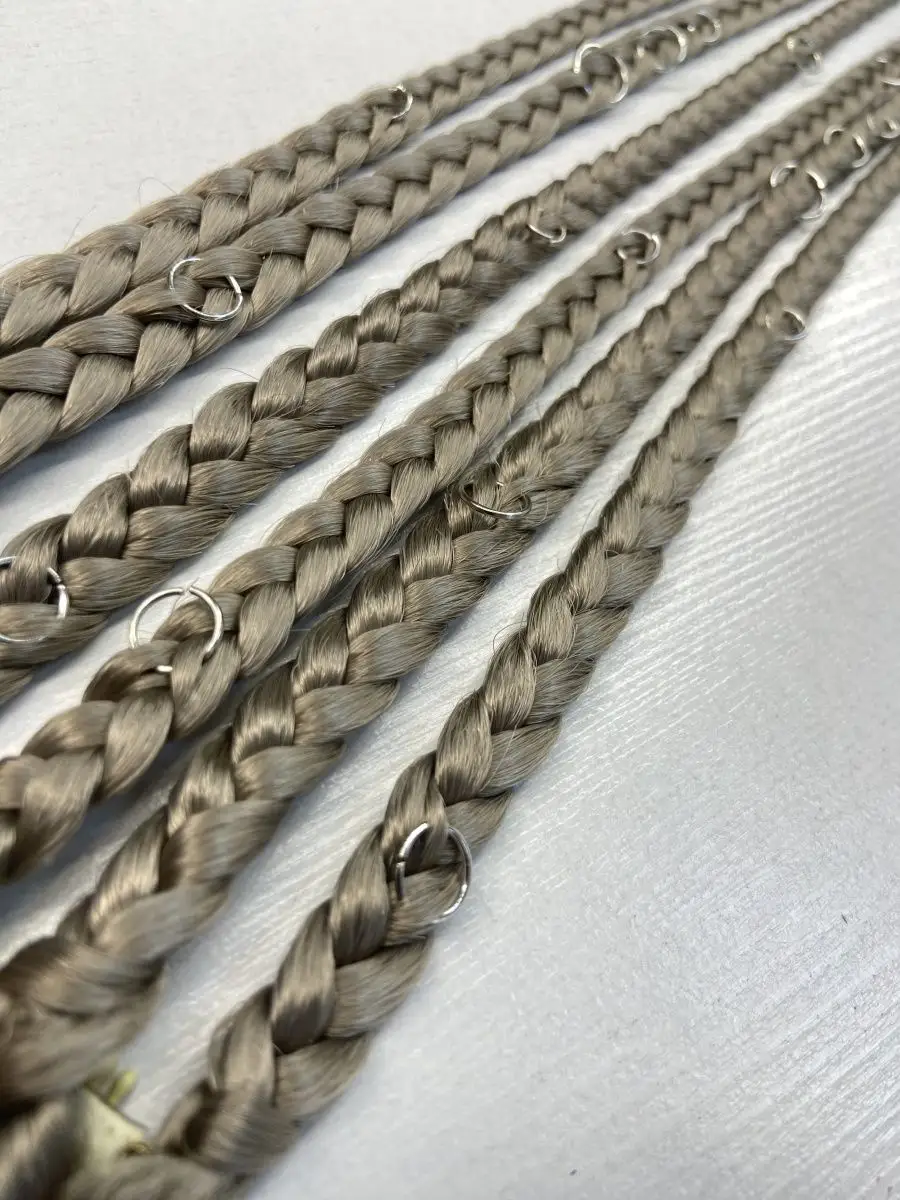 косы на заколках