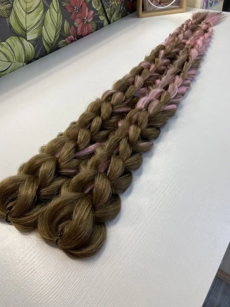 3д косы накладные на заколках