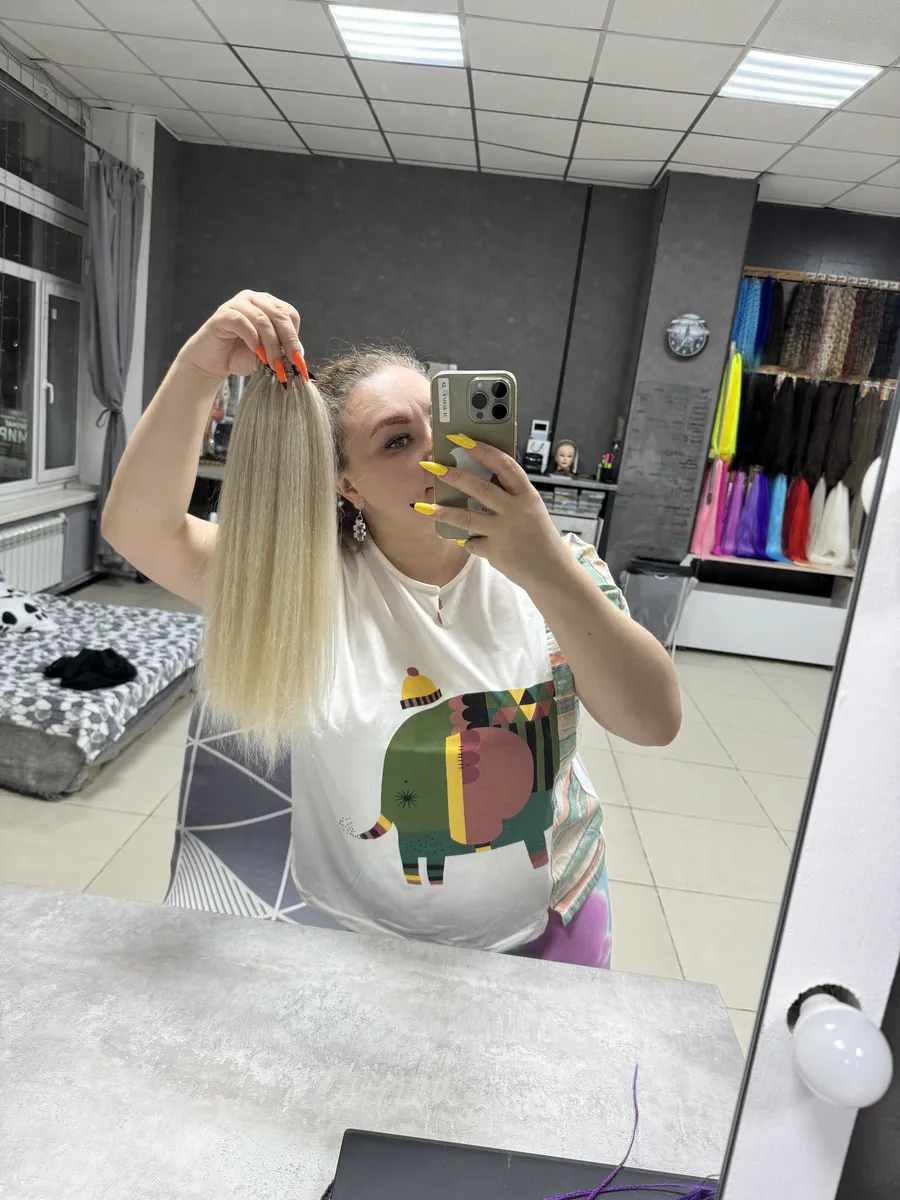 Хвост из канекалона на резинке