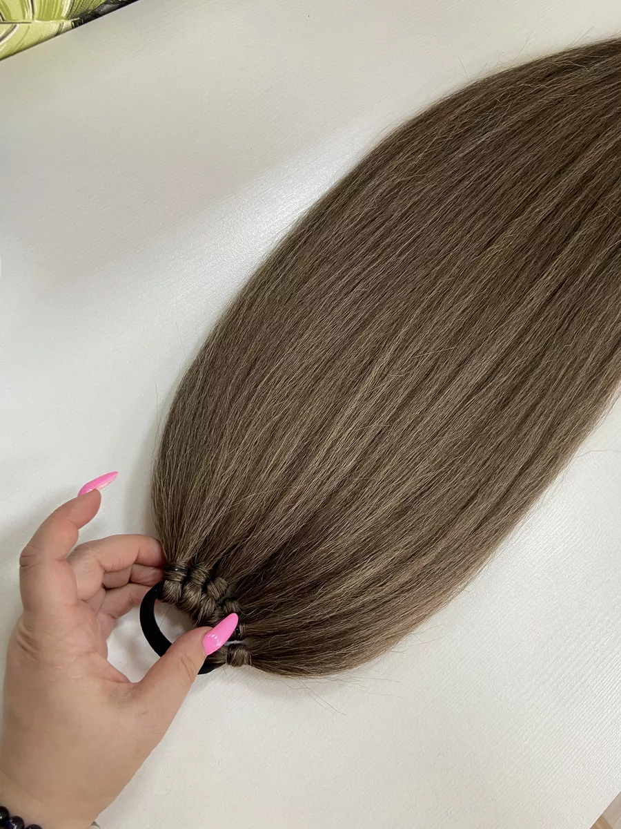 хвост на резинке