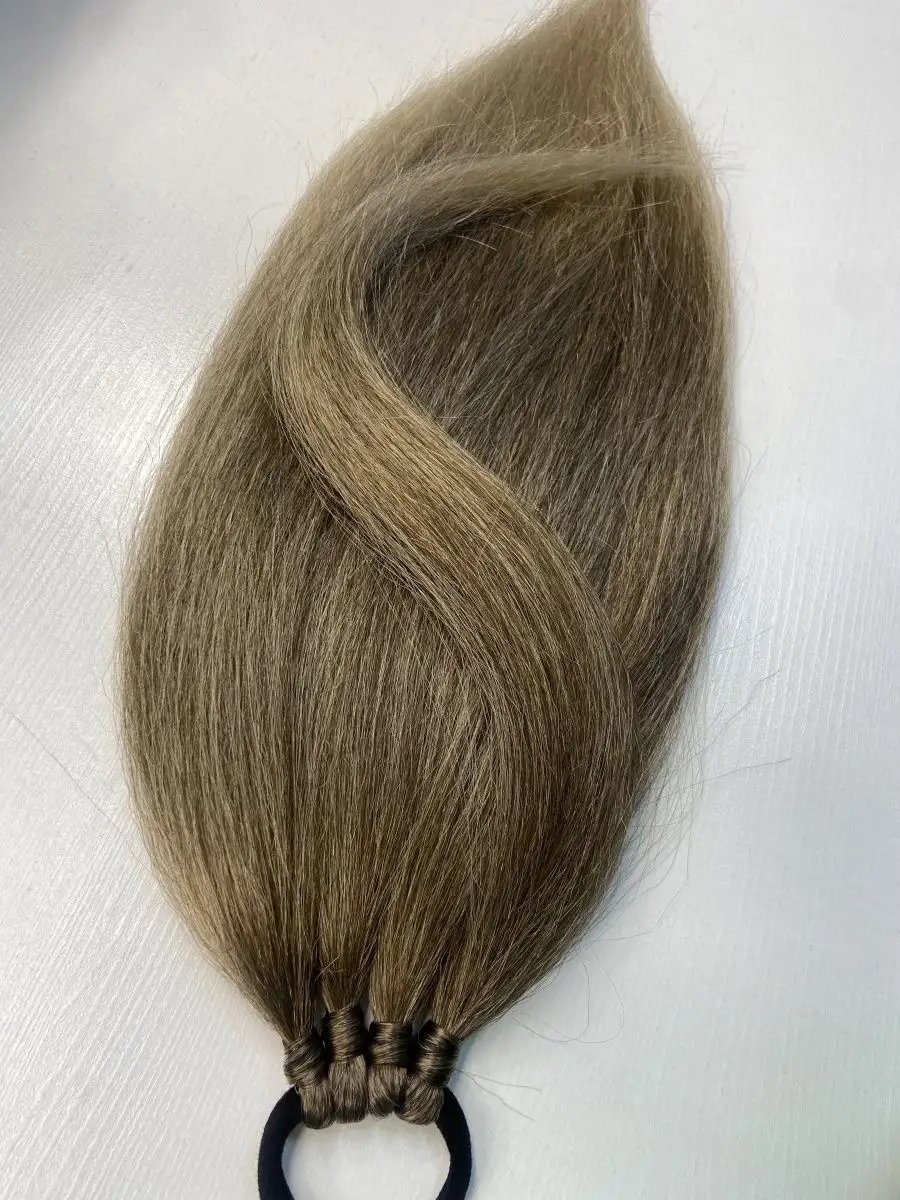 Хвост из канекалона на резинке