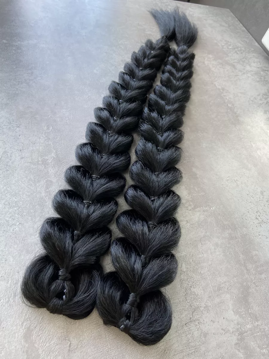 Французские косы накладные на заколках