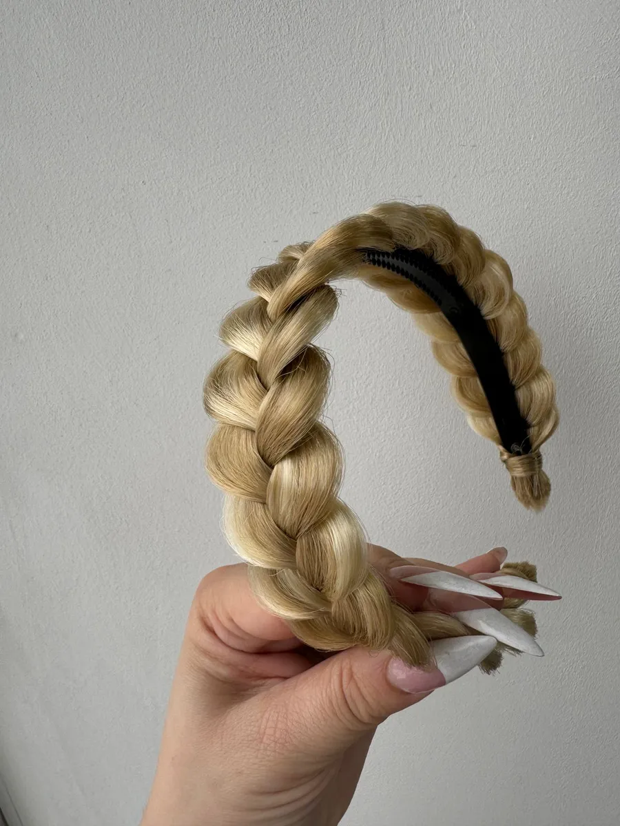 Ободок с косой