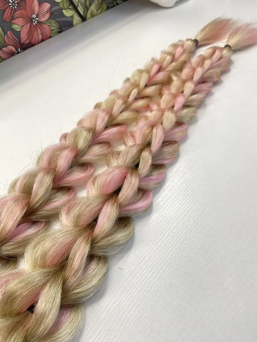 3д косы накладные на заколках