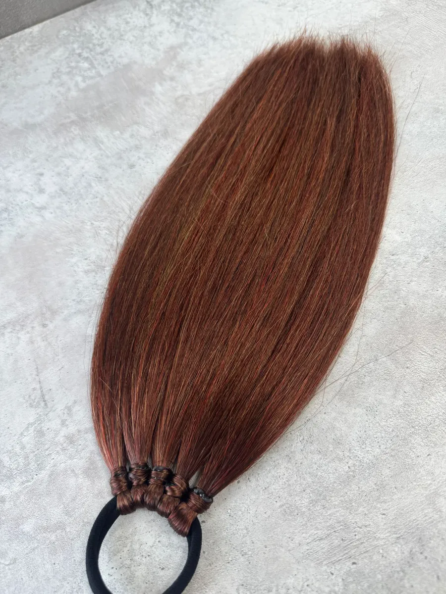 Хвост из канекалона на резинке