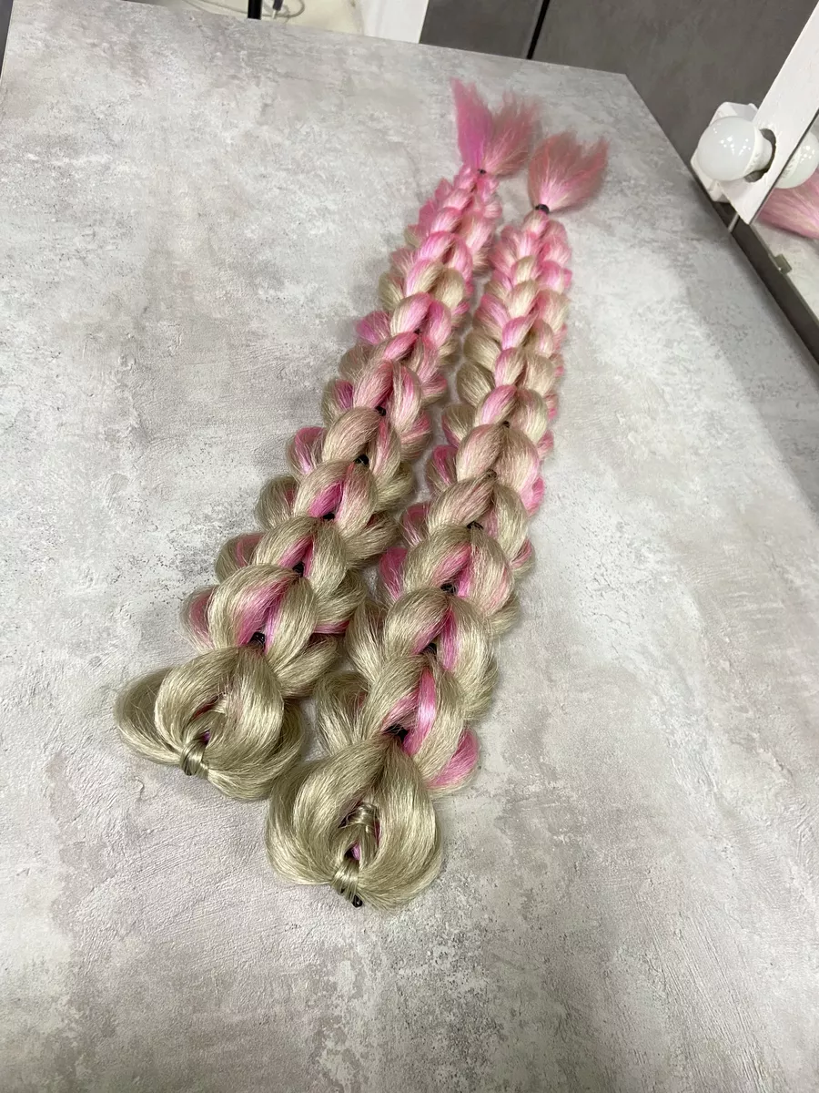 3д косы накладные на заколках