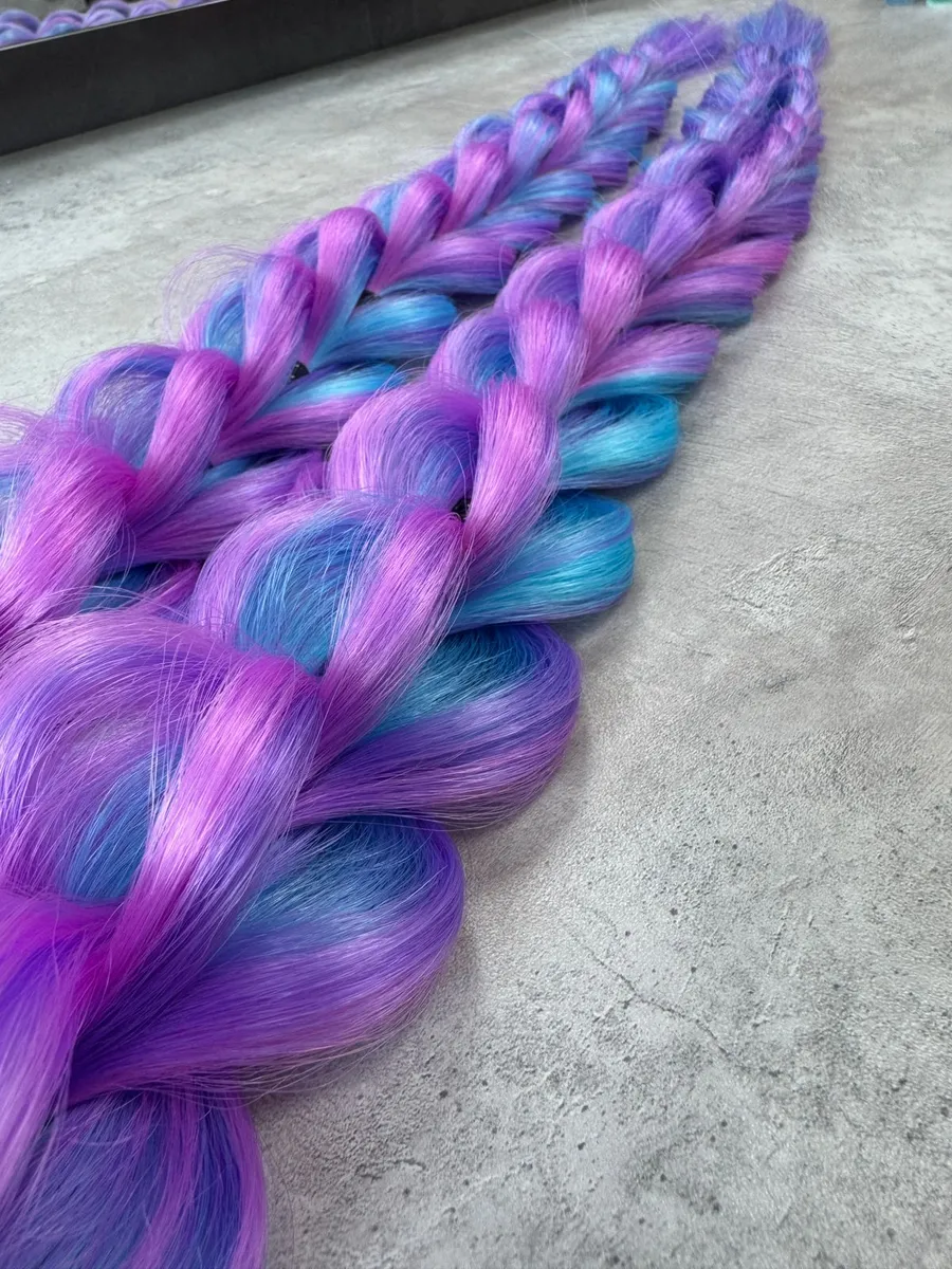 3д косы накладные на заколках