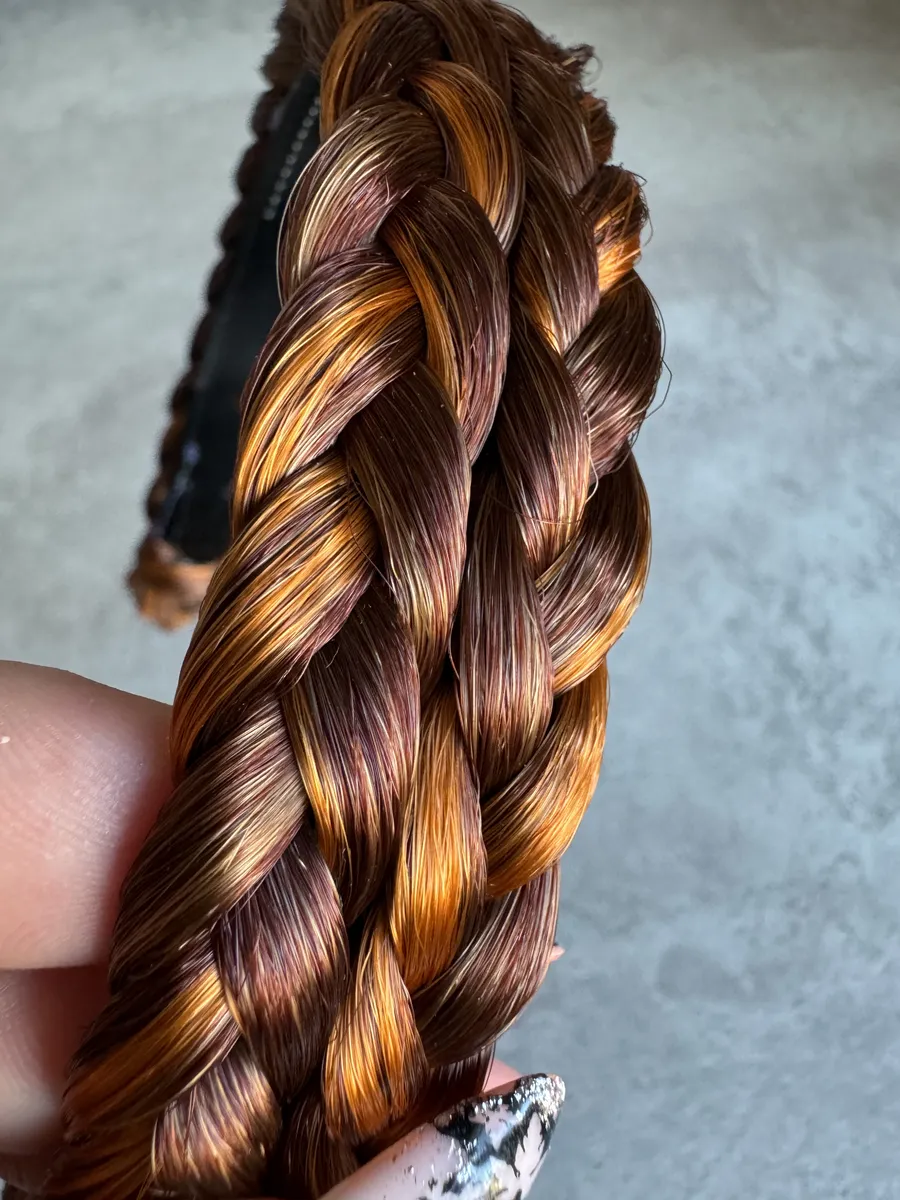 Ободок с косой