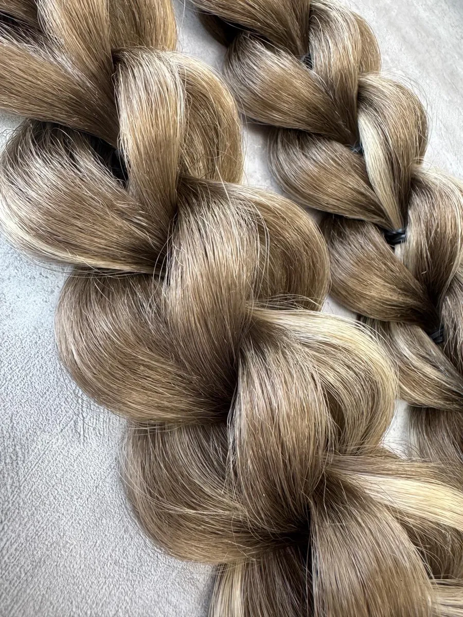 3д косы накладные на заколках