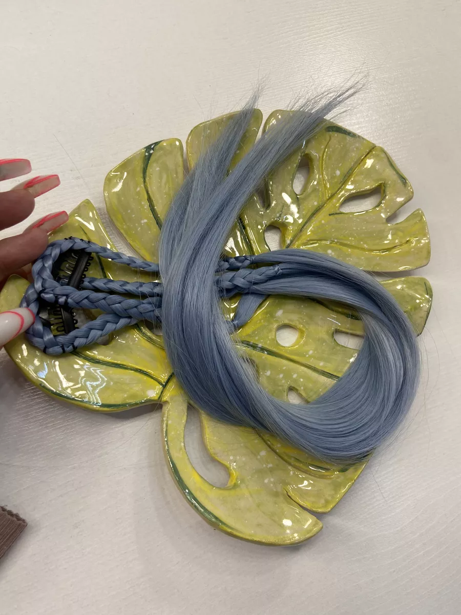 косы на заколках