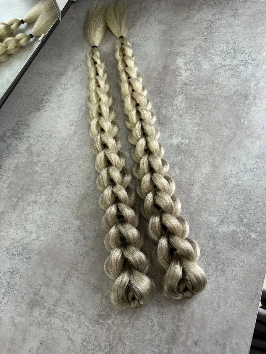 3д косы накладные на заколках