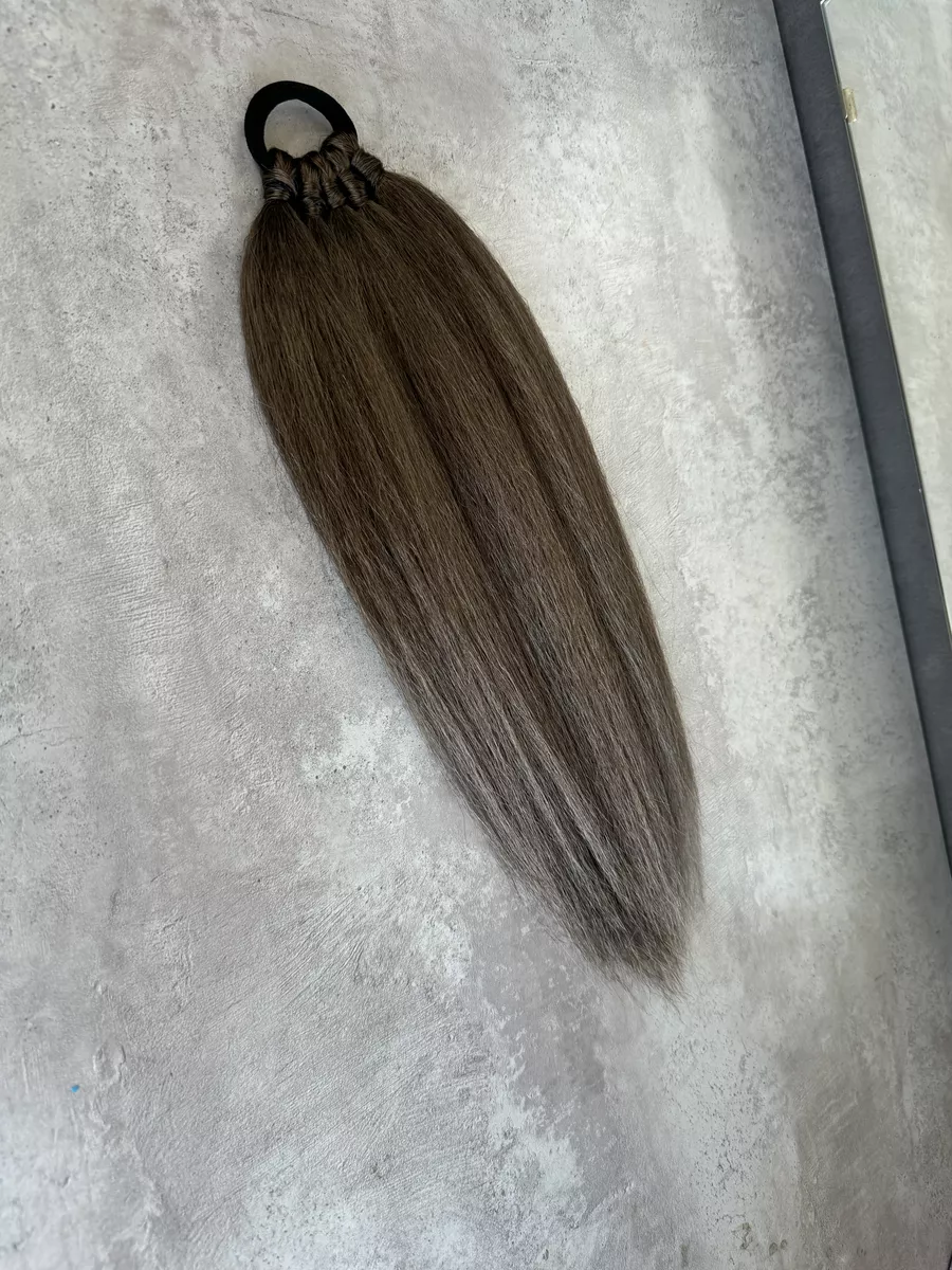 Хвост из канекалона на резинке