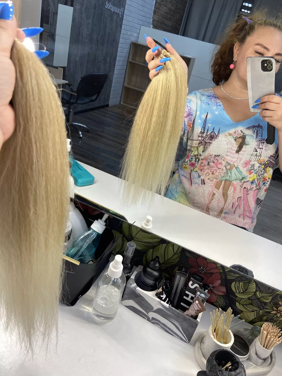 Хвост из канекалона на резинке