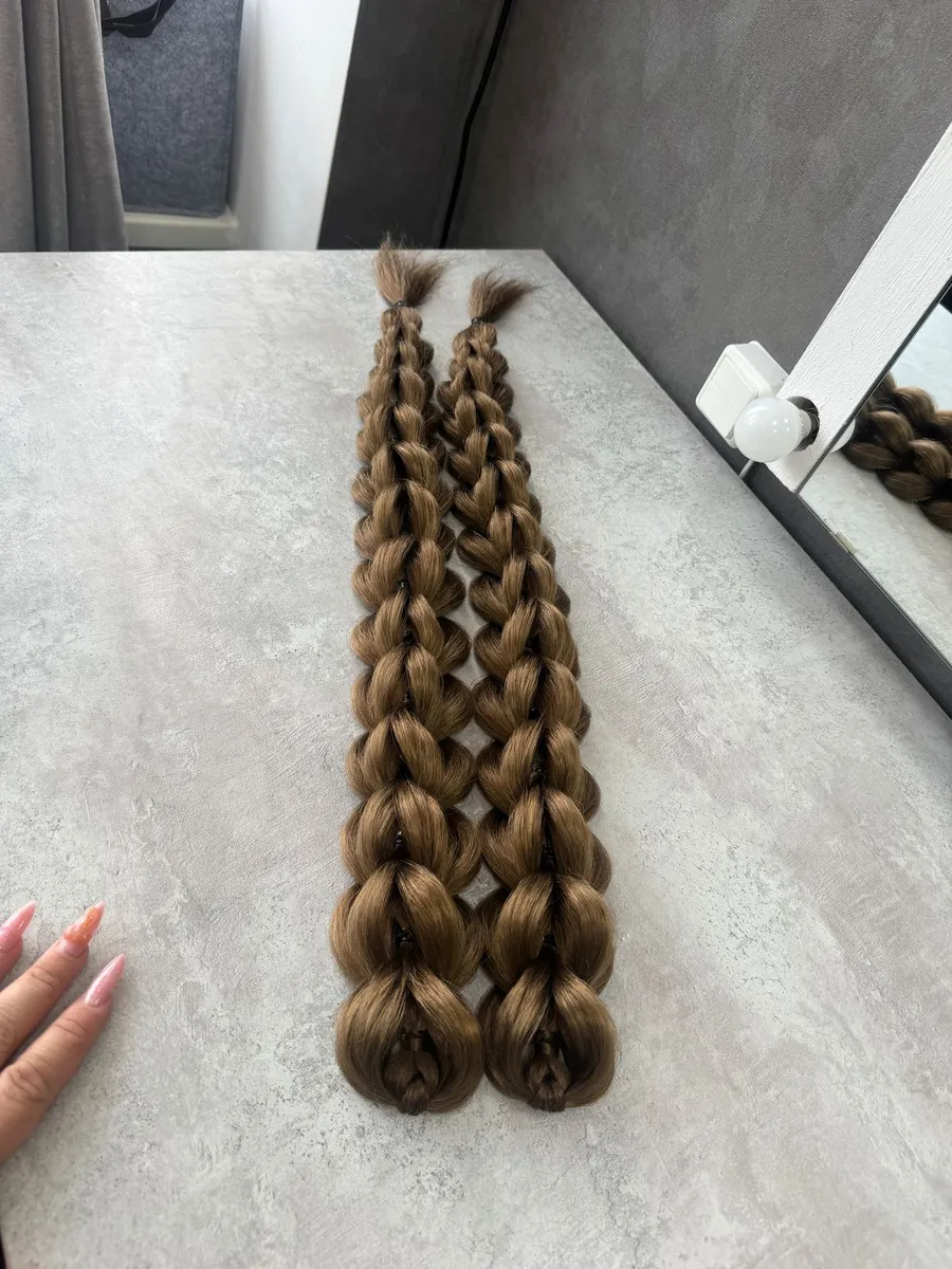 3д косы накладные на заколках