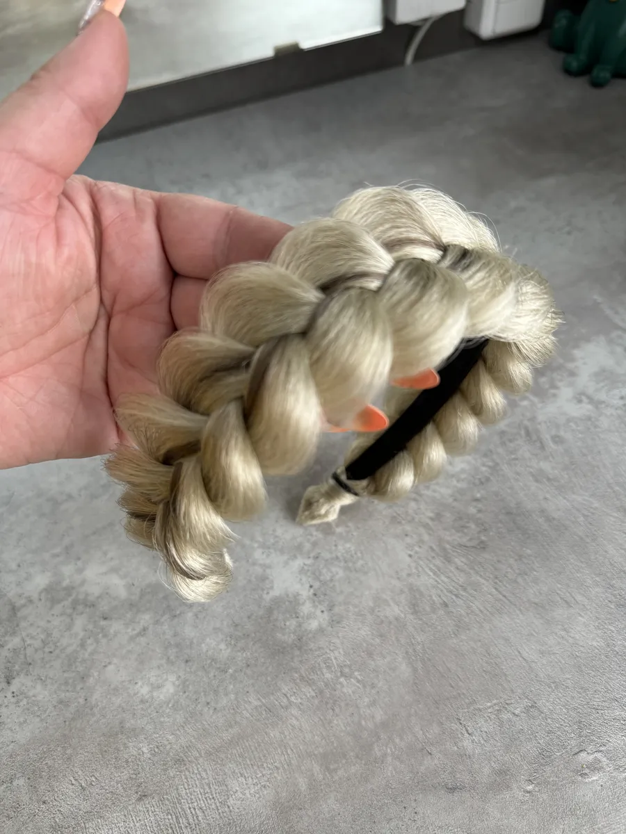 Ободок с косой