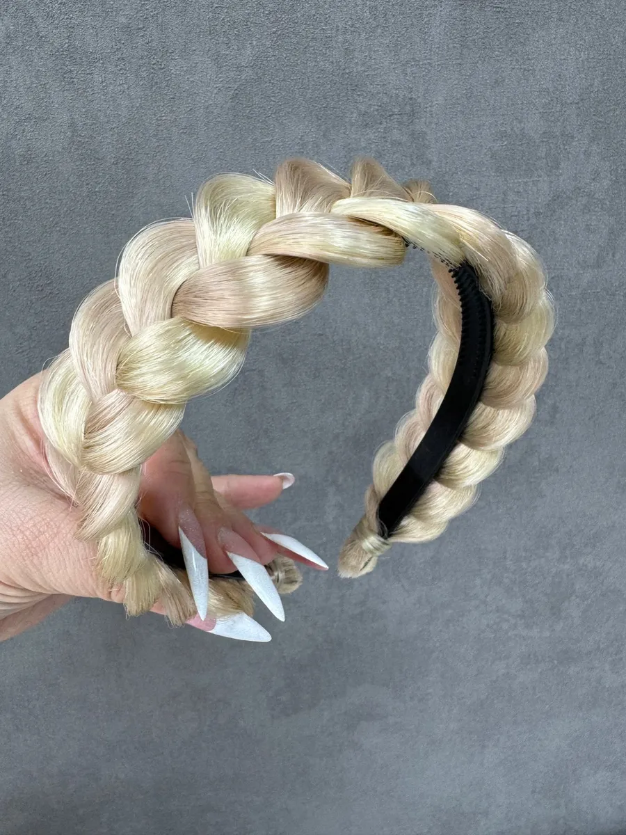 Ободок с косой