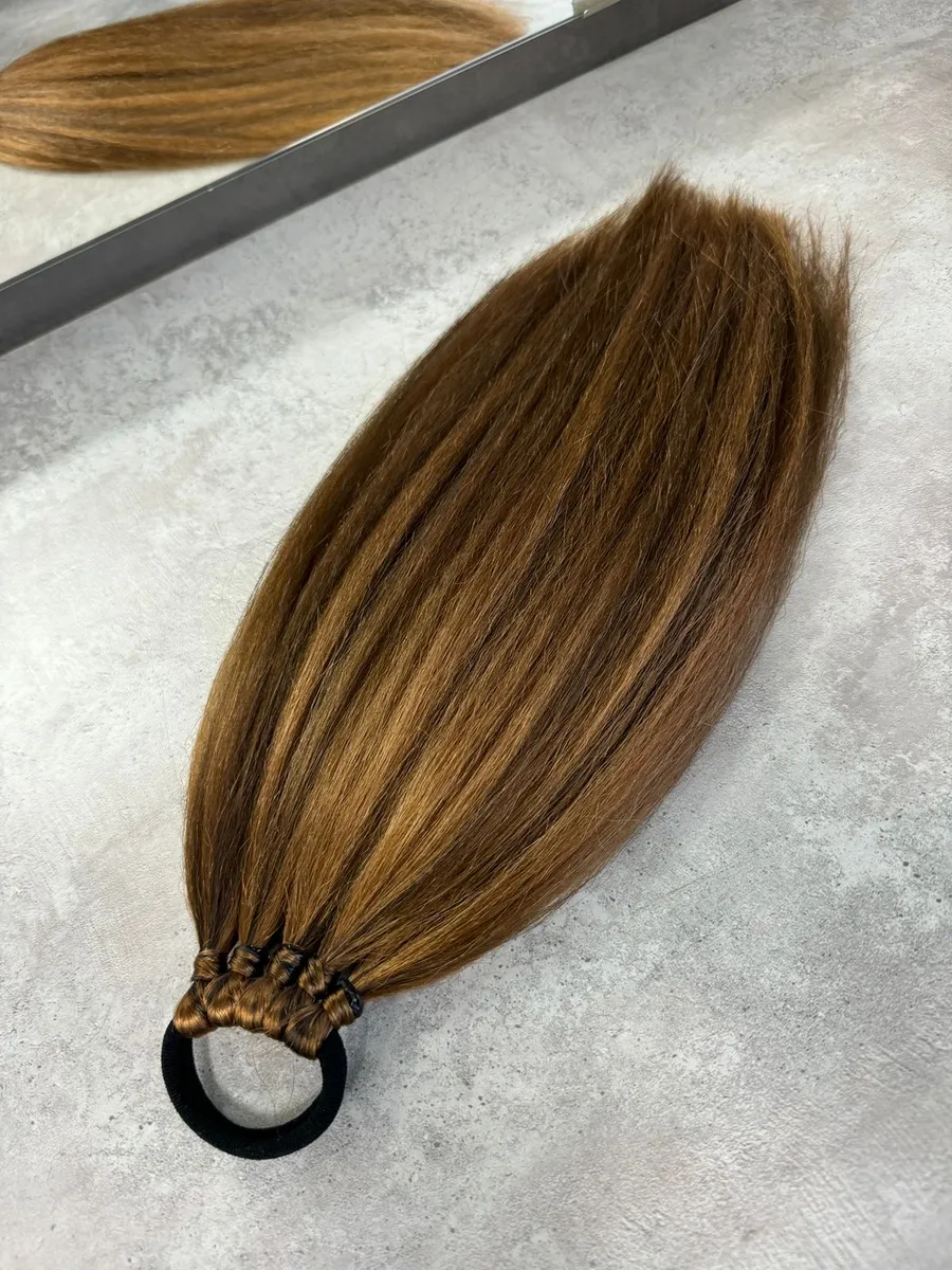 Хвост из канекалона на резинке