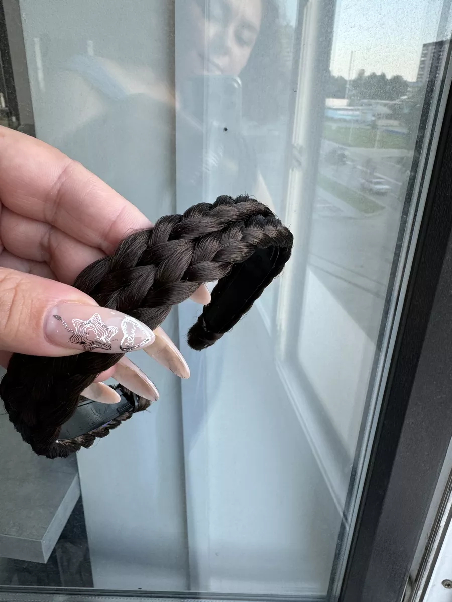 Ободок с косой