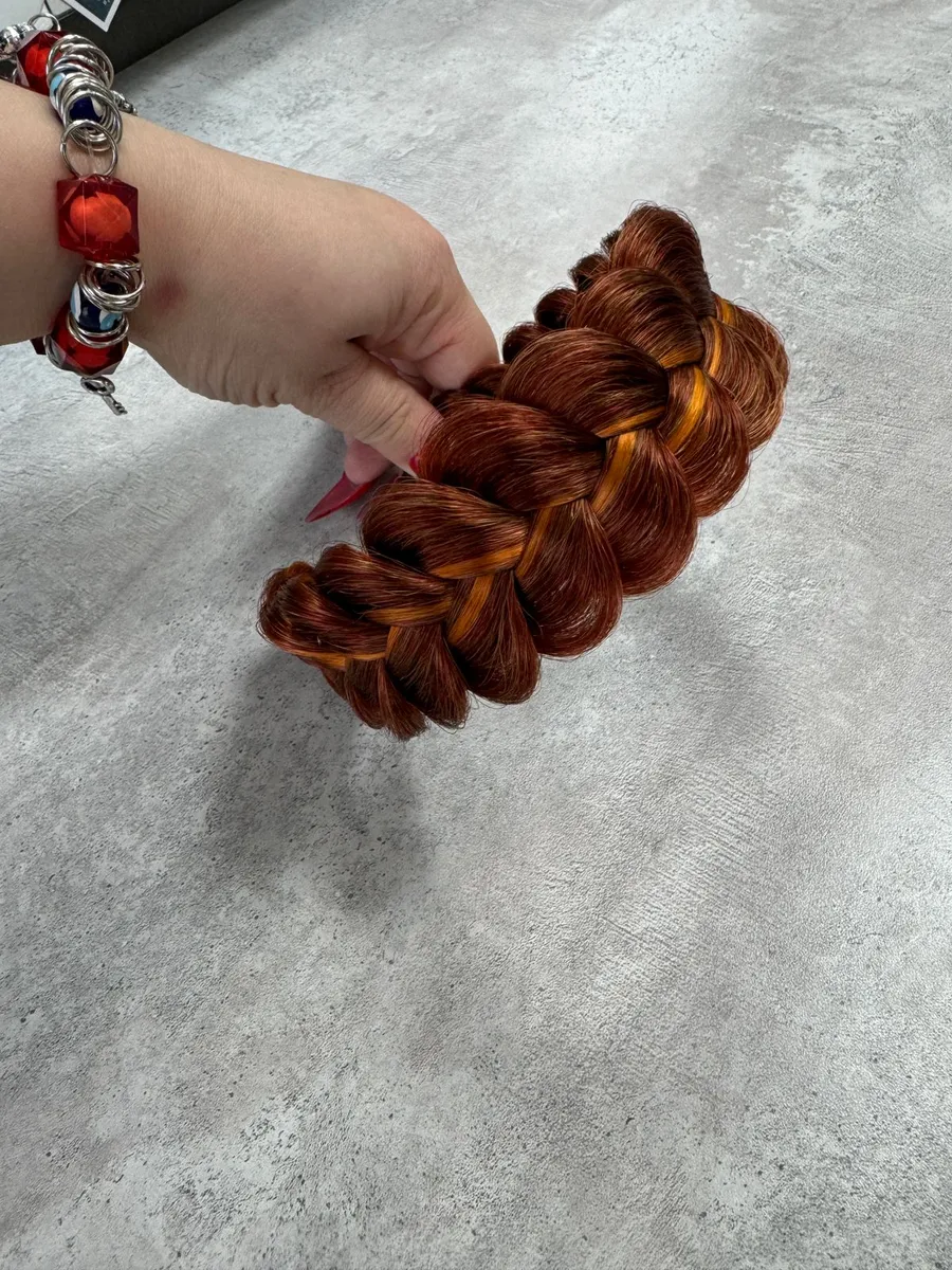 Ободок с косой