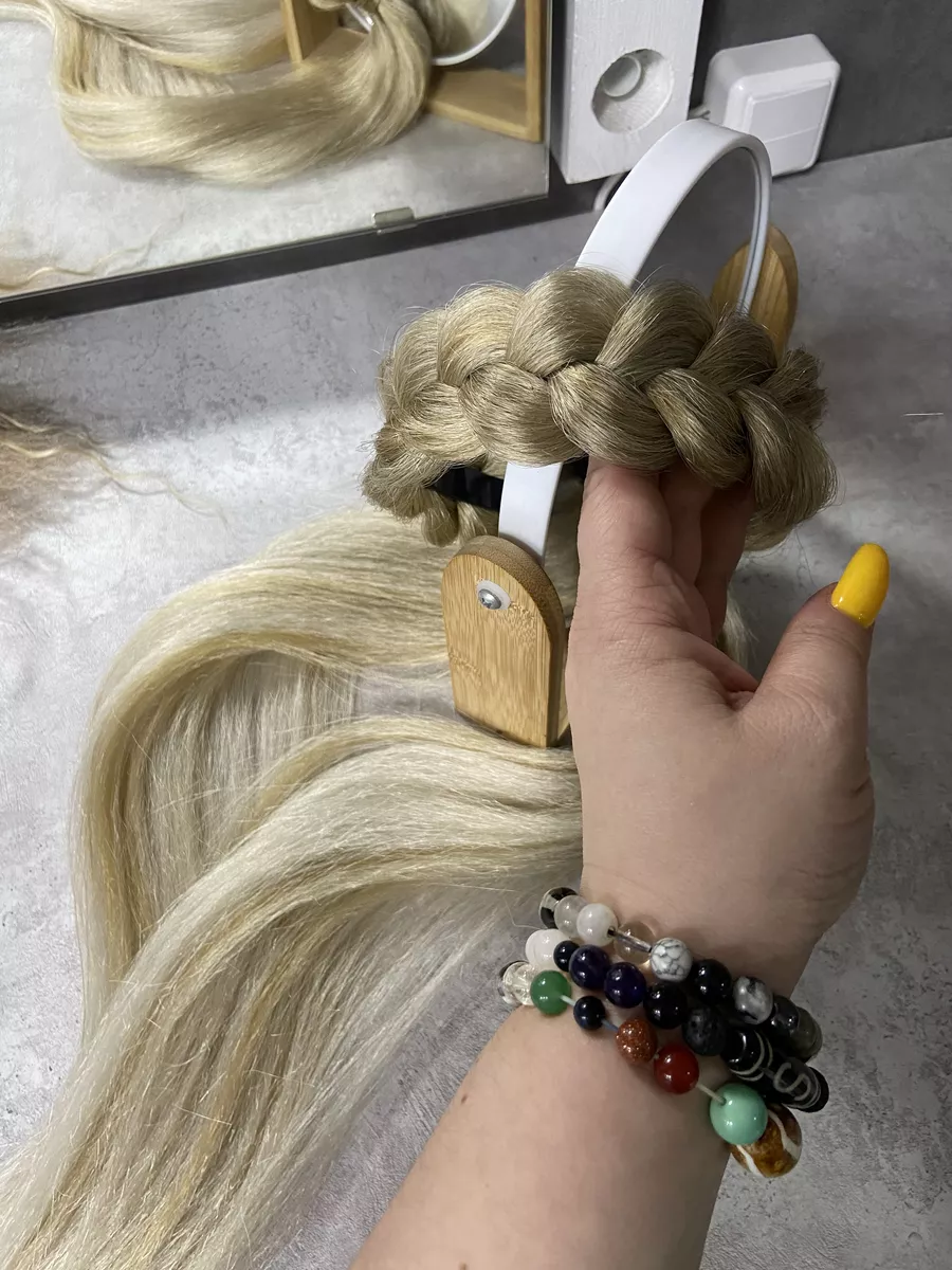 Ободок с хвостиками